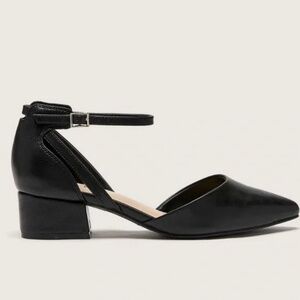 6W - Wide-Width Block Heel Shoe With Ankle Strap - Addition Elle